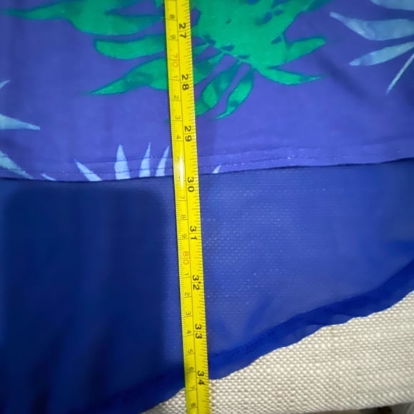 Candy Couture Plus Tropical Summer Vacation Beach Light Sheer Top-Sz-2X - Picture 13 of 16